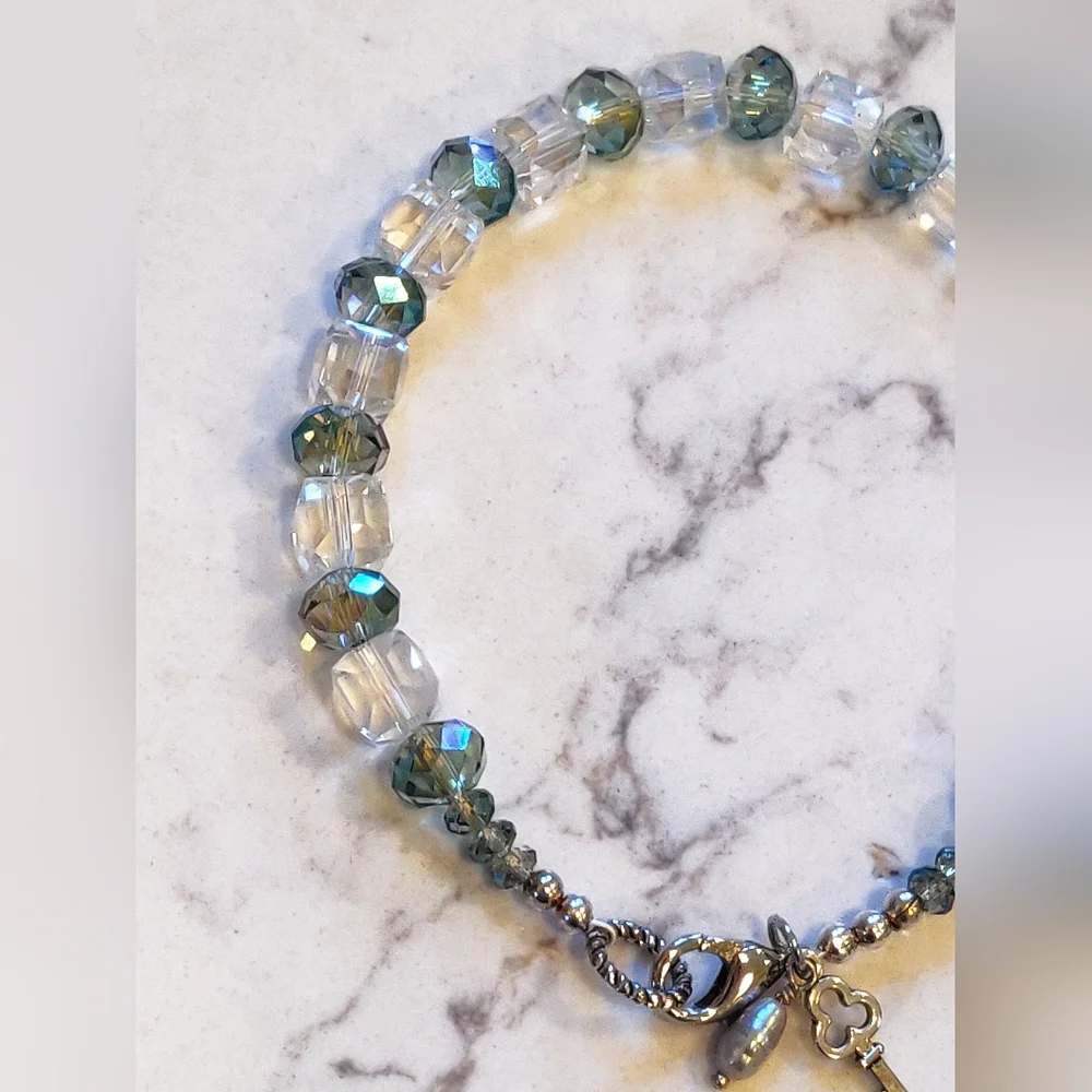 New 8 1/2 Inch Crystal Bracelet.